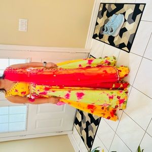 Boutique, yellow/Pink, size large, 42